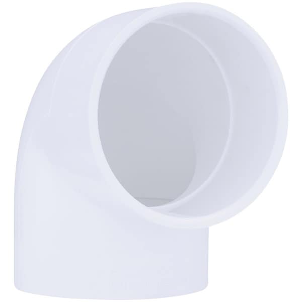 Charlotte Pipe And Foundry 4 In. Slip x Slip Schedule 40 90 Deg. PVC Elbow 1/4 Bend PVC 02300 2000HA - main
